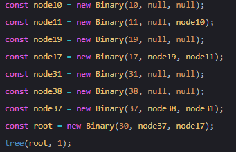 adicioniar os nodes